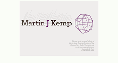 Desktop Screenshot of martinjkemp.com